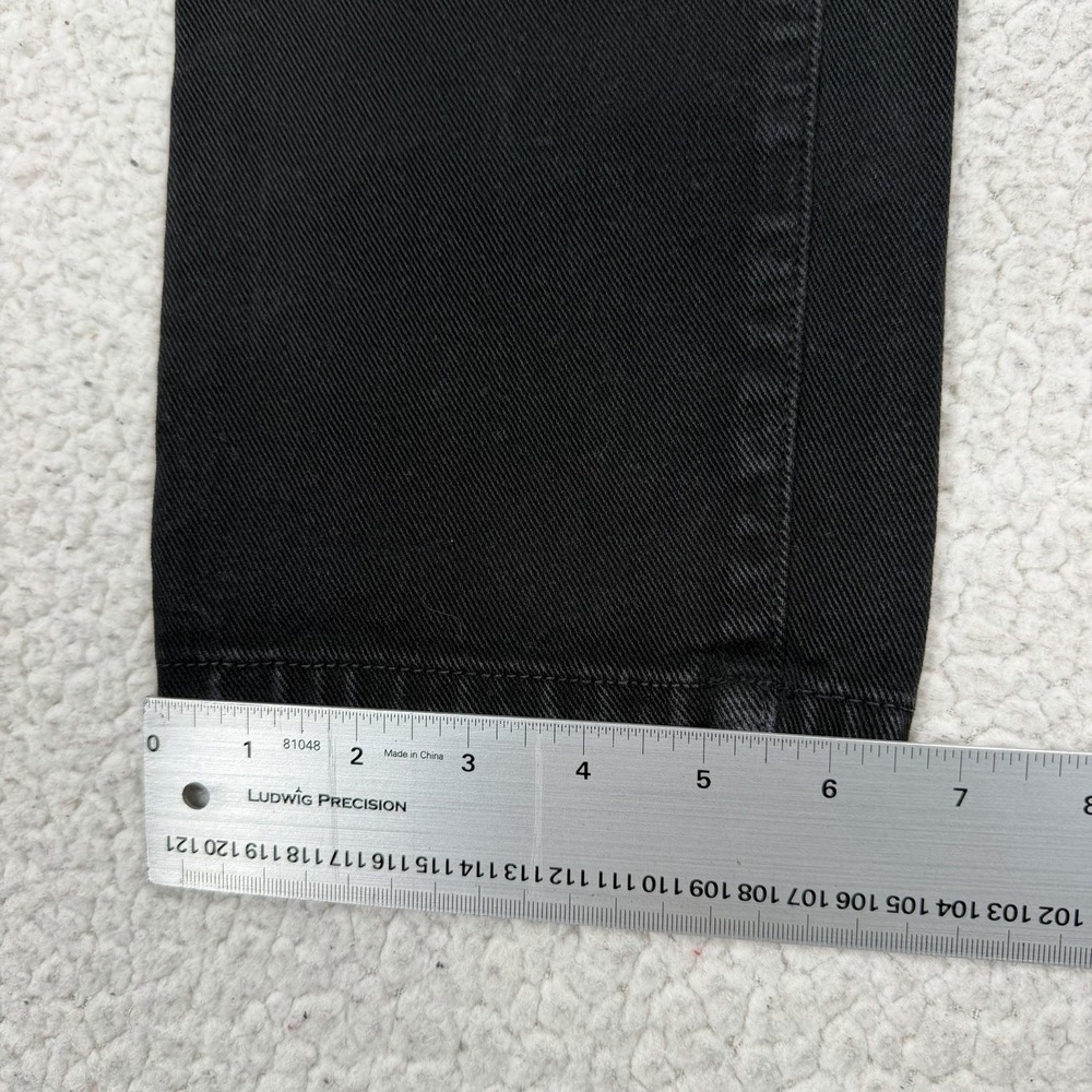 Calvin Klein Jeans Straight Women's 26x32 Black Y2K Streetwear Normcore Casual - Picture 9 of 11